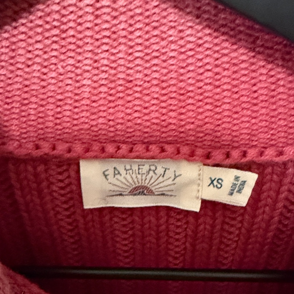 Faherty Sunwashed Cotton Rollneck Sweater - Picture 5 of 6